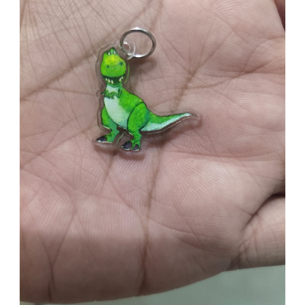 Gantungan HP Charm Rex Toy Story Premium Gantungan Kunci Rex Toy Story MINI Premium Akrilik