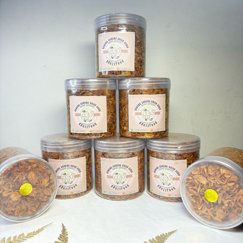 

Siap Kirim! Bawang Goreng Kriuk Gurih Super Premium Tanpa Campuran @200gr