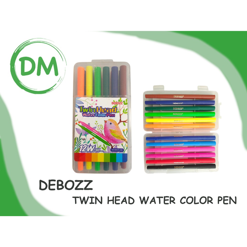 

DB-BWFCL306 DEBOZZ TWIN HEAD WATER COLOR PEN