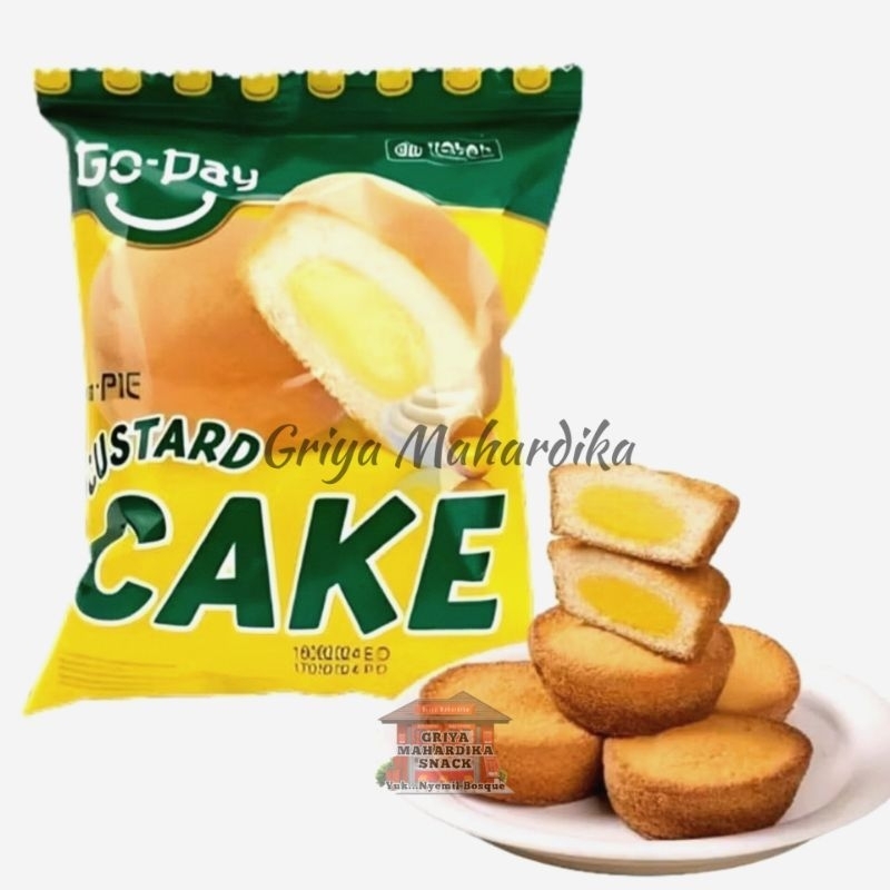 

Go Day Custard Cake 1 pcs 25 grm Snack Kiloan