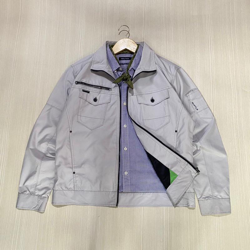 work jacket burtle light grey