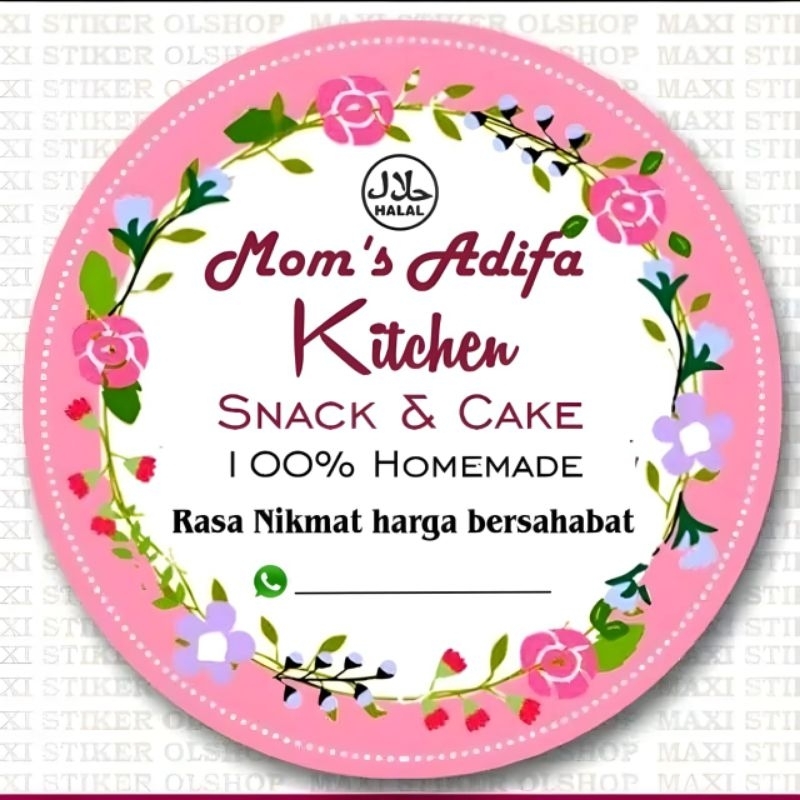 

STICKER MAKANAN/STICKER CEMILAN/STICKER SNACK