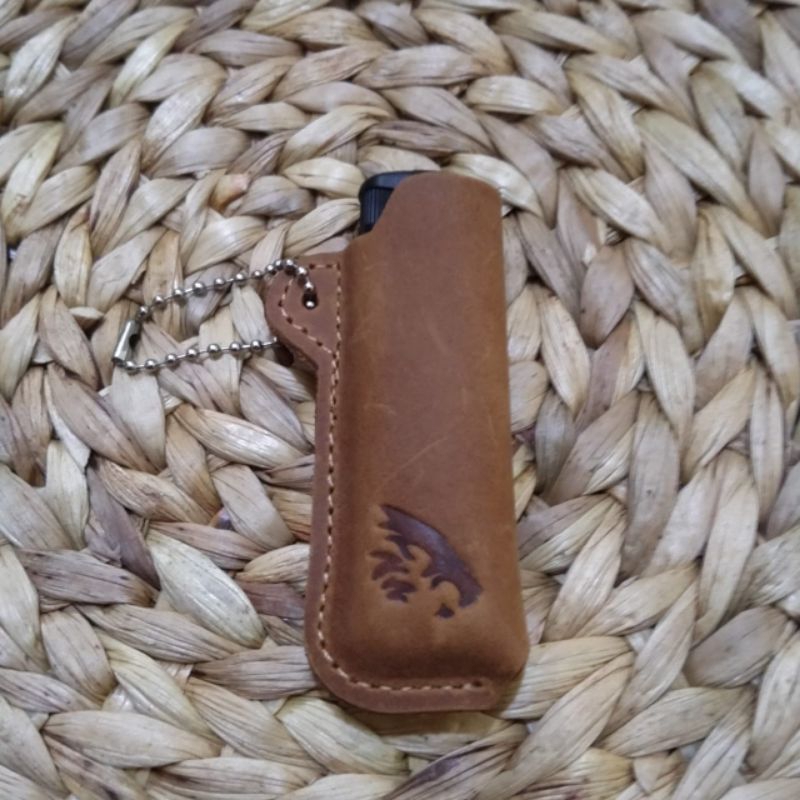 sarung korek api tokai kulit