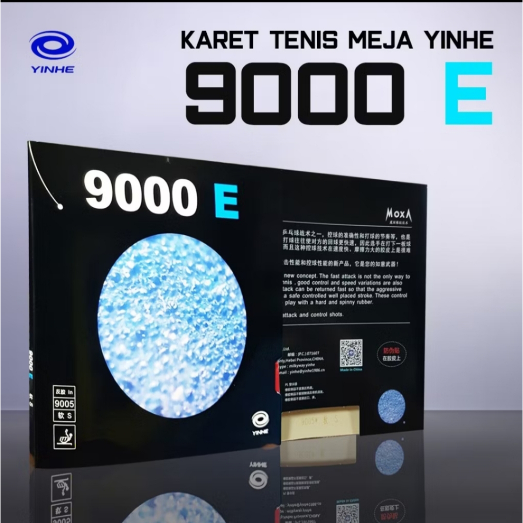 Yinhe 9000 E - Karet Bet Pingpong Tenis Meja Yinhe 9000 E