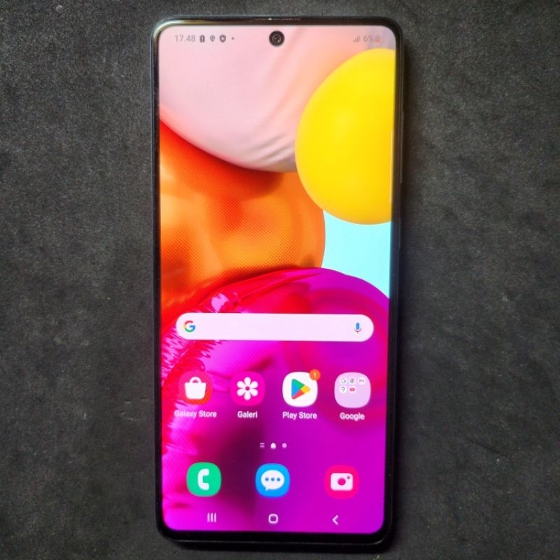 lcd samsung a71 original copotan