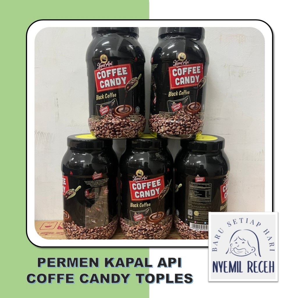 

Permen Kapal Api Coffe Candy Toples Isi 2,5gr x 200pcs