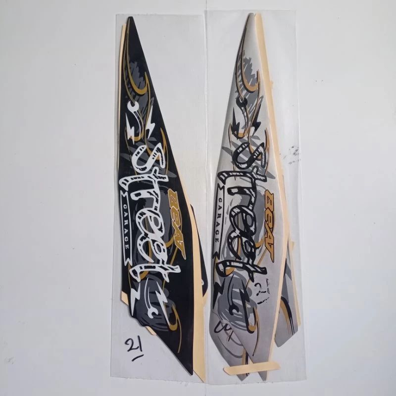 Stiker Striping Sticker Motor Honda Beat Street 2021 List Les Body Motor Honda Beat Street 2021