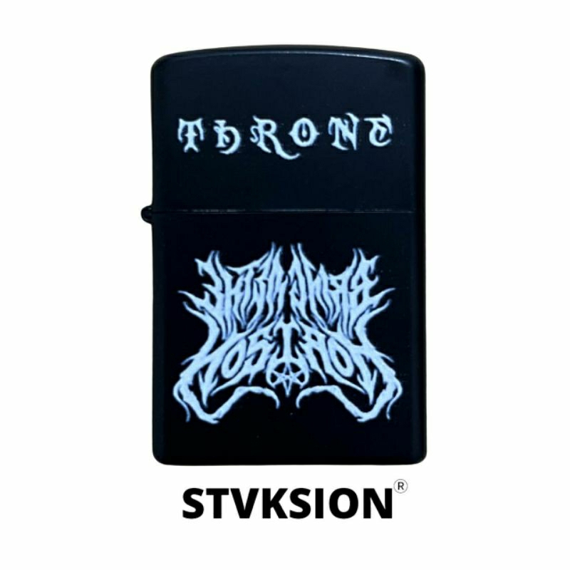 POCKET LIGHTER "THRONE" STVKSION / KOREK API ZIPPO / KOREK ZIPPO POLOS CUSTOM / KOREK API TITANIUM S