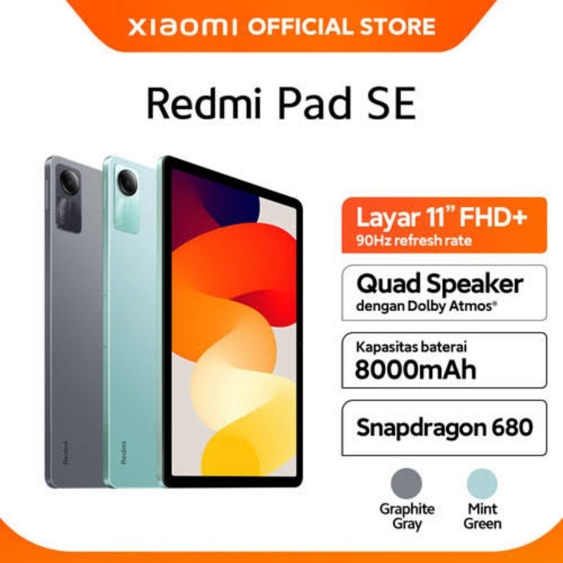 Redmi Pad Se 4/128 Resmi