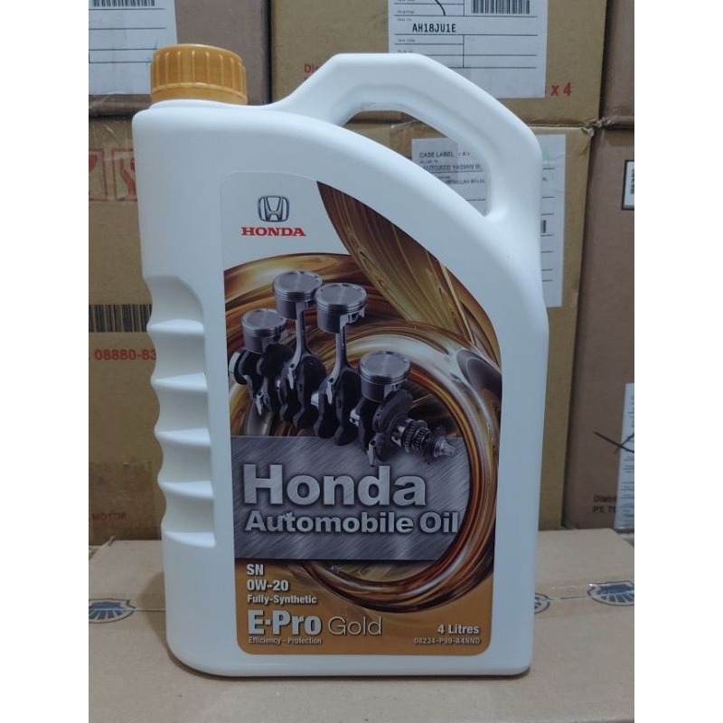 Oli Mobil e pro gold 0w 20 original oli honda epro gold 0w-20