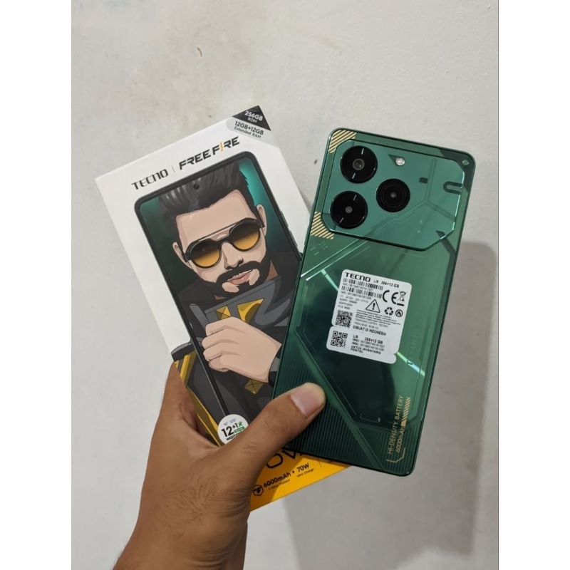 TECNO POVA 6 PRO 5G 12/256 GB - SECOND LIKE NEW GARANSI RESMI INDONESIA