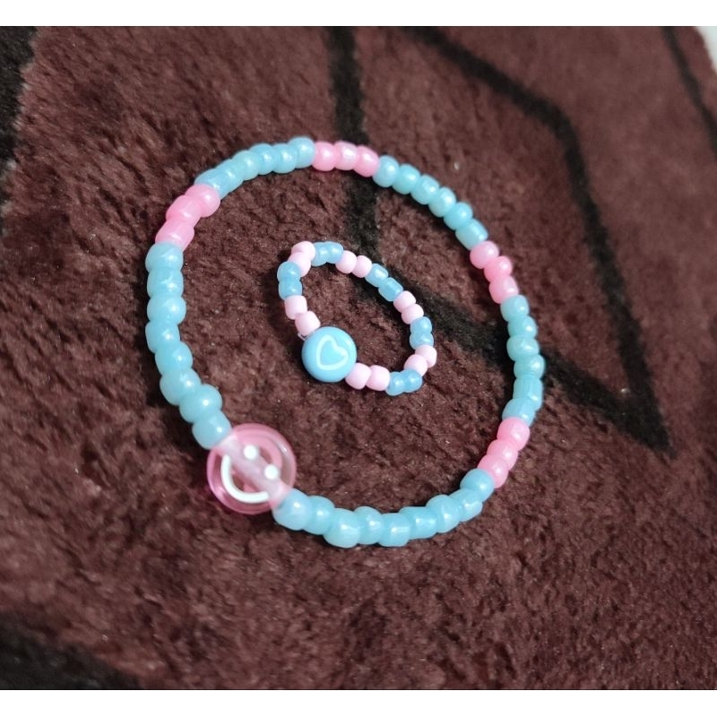 Gelang / Cincin Manik Carat Bracelet Rose Quartz Serenity