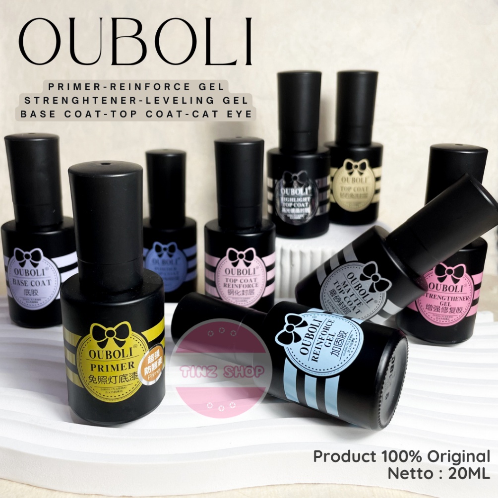 New Arrival Ouboli Gel Polish 2ml  Kutek Gel Ouboli Base Coat  Top Coat  Reinforce  Reinforce Top  H