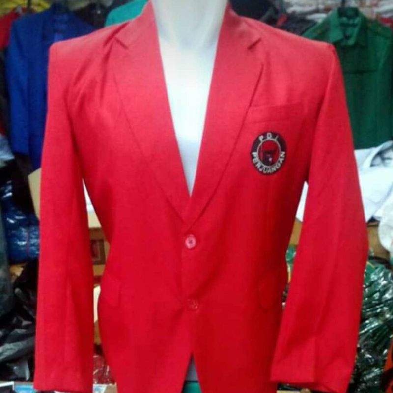 Jas Partai PDIP perjuangan Pria dan wanita-Jas Partai PDIP Resmi All size