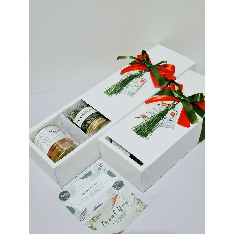 

DIYARI Alam | Hampers Organic Honey, Artisan Tea, with Slide Box (wedding, birthday, natal, get well soon, idul fitri dst)