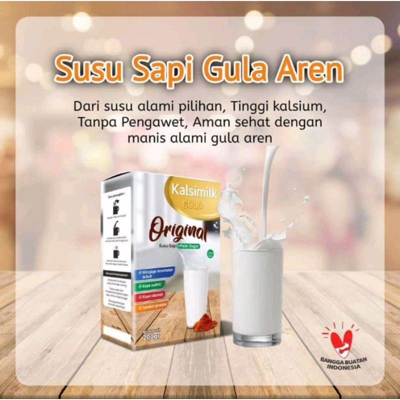 

Susu Sapi Kalsimilk Penggemuk Badan dengan Gula Aren