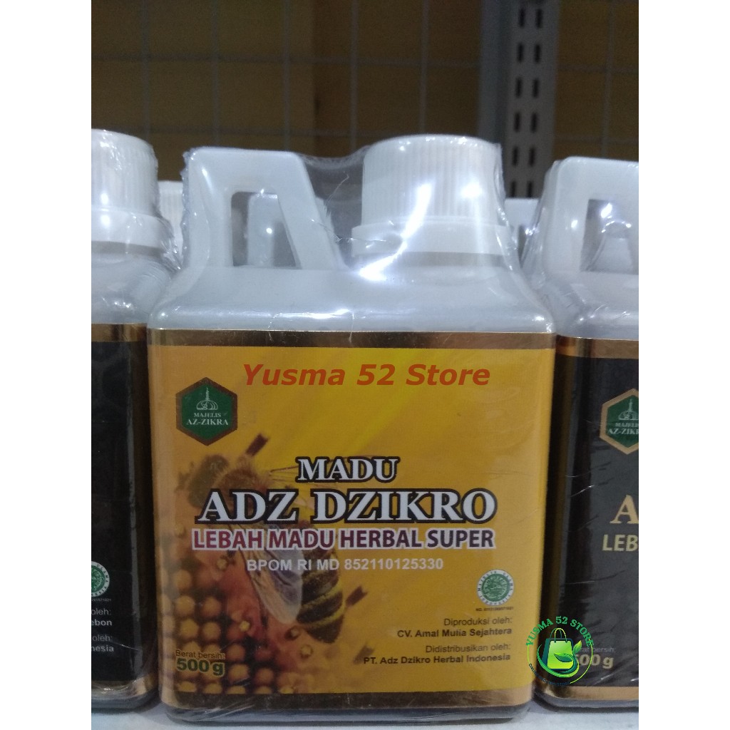 

Madu Adz Dzikro Lebah Madu Herbal Super 500gr