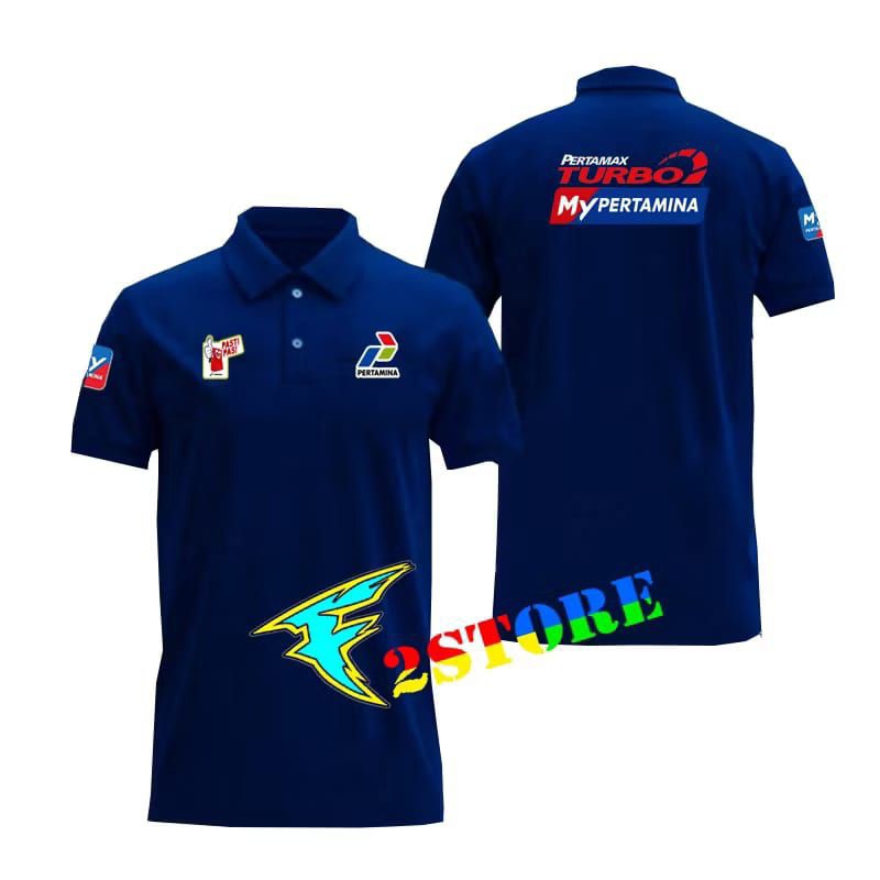 KAOS MODEL POLO BERKERAH TANGAN PENDEK MAY PERTAMINA, KAOS KERAH PERTAMINA, MY PERTAMINA LENGAN PEND