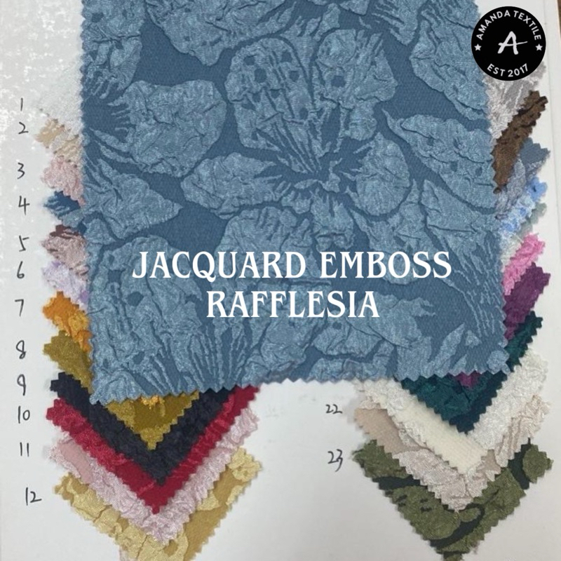 KAIN JACQUARD EMBOSS RAFLESSIA ARNOLDI