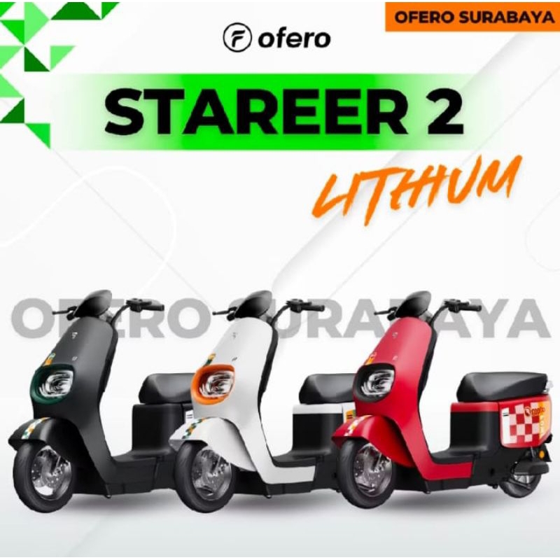 E-BIKE SEPEDA LISTRIK OFERO TIPE STAREER 2LIT || SPEED 53KM/H POWER 800W