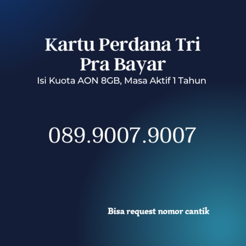 Nomor Cantik TRI 171021.3