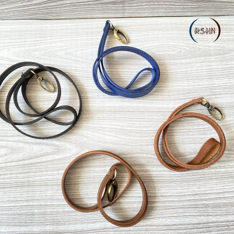 

Tali id card kulit Original terbaru