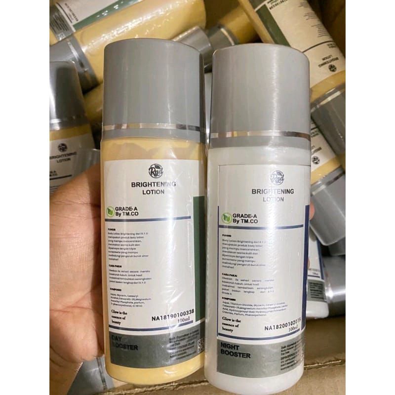 PAKET LOTION GRADE A / LOTION TMCO SIANG MALAM BPOM