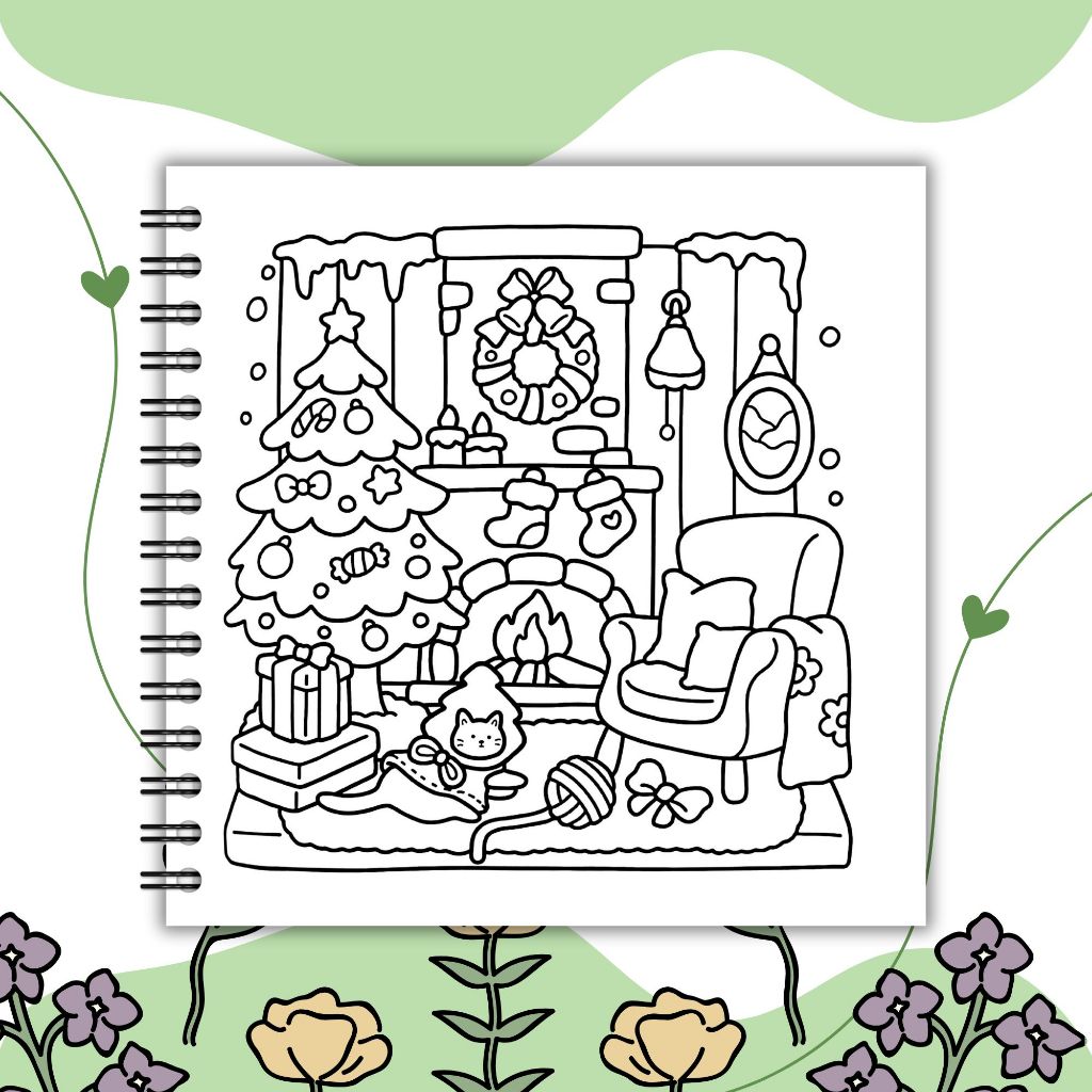 

YUH Little Corner Coco Wyo Coloring Book Cute And Comfy Buku Mewarnai Anak dan Dewasa Tebal 200gsm