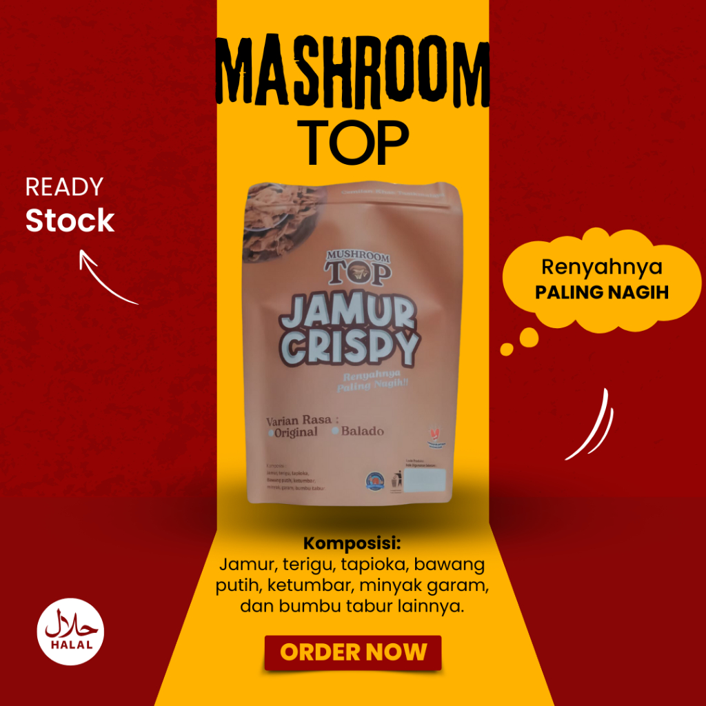 

Jamur Crispy - Mashroom TOP