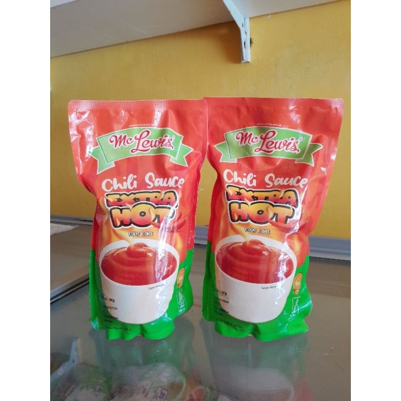 

Saos MC Lewis extrahot 1 kg / saus cabe / saus sambal / saos