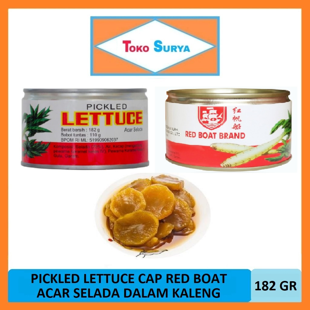

Pickled Lettuce Acar Selada Dalam Kaleng 182 Gr