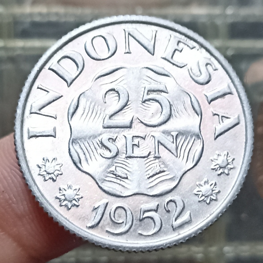 Koin Kuno Indonesia 25 Sen