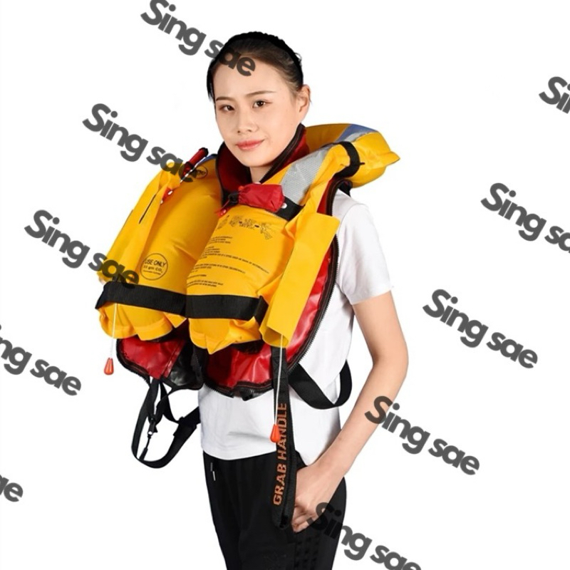 INFLATABLE LIFE JACKET PELAMPUNG GAS C02 AUTOMATIC Pelampung RESCUE Rompi Pelampung
