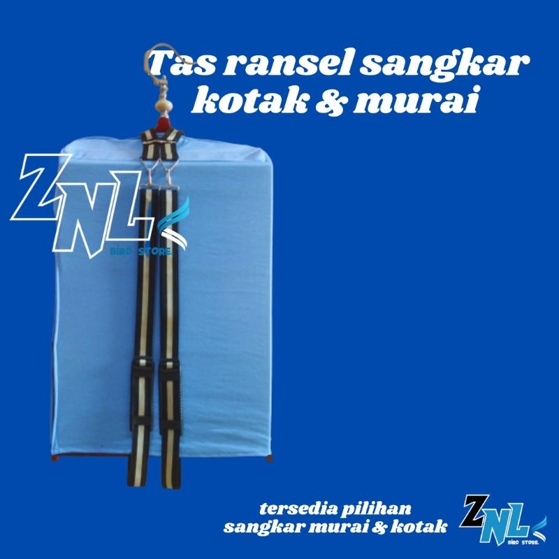 Tali ransel sangkar kotak & murai