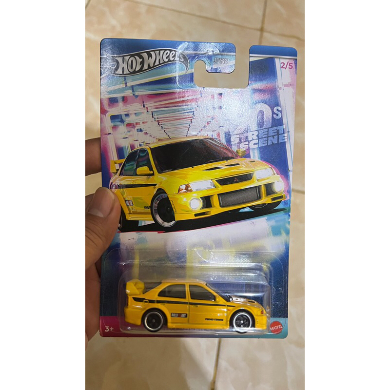 Hotwheels Mitsubishi Lancer Evo VI 90’s Street Scene