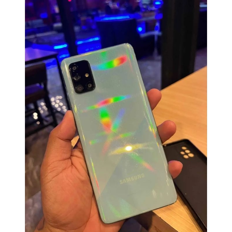 SAMSUNG A71 8/128SECOND BEKAS ASLI ORIGINAL GARANSI RESMI