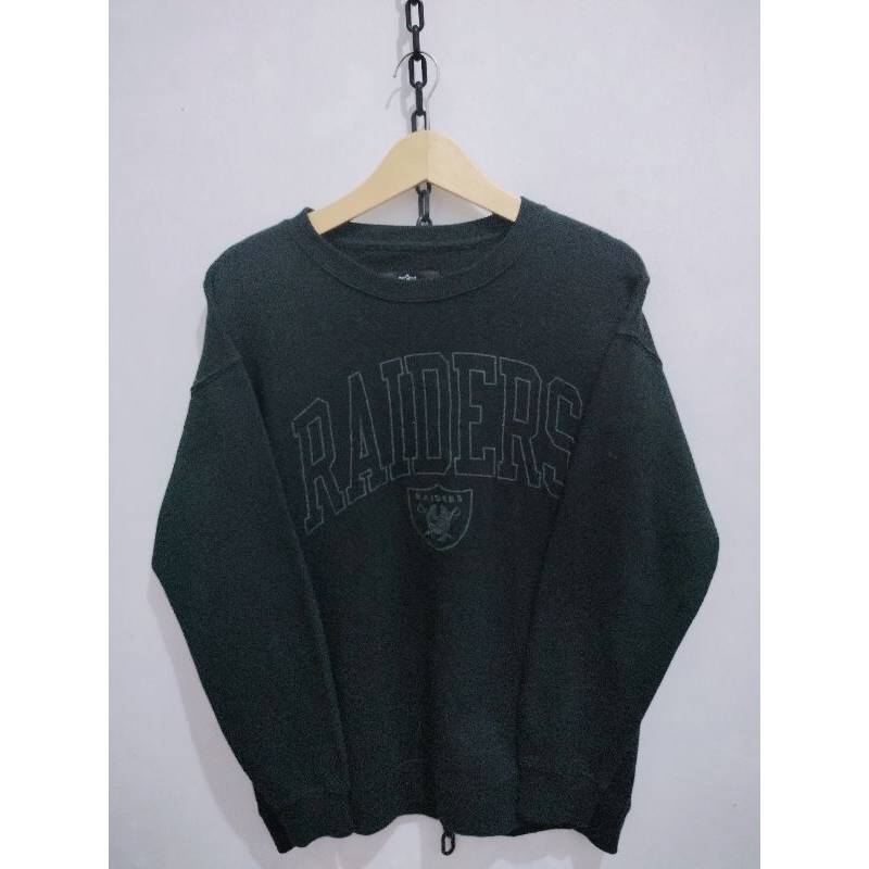 crewneck NFL Raiders second/preloved/thrift