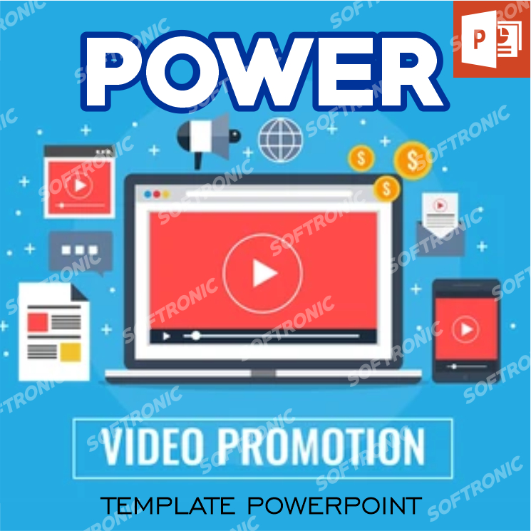 POWER Video Promotion Template PowerPoint PPT