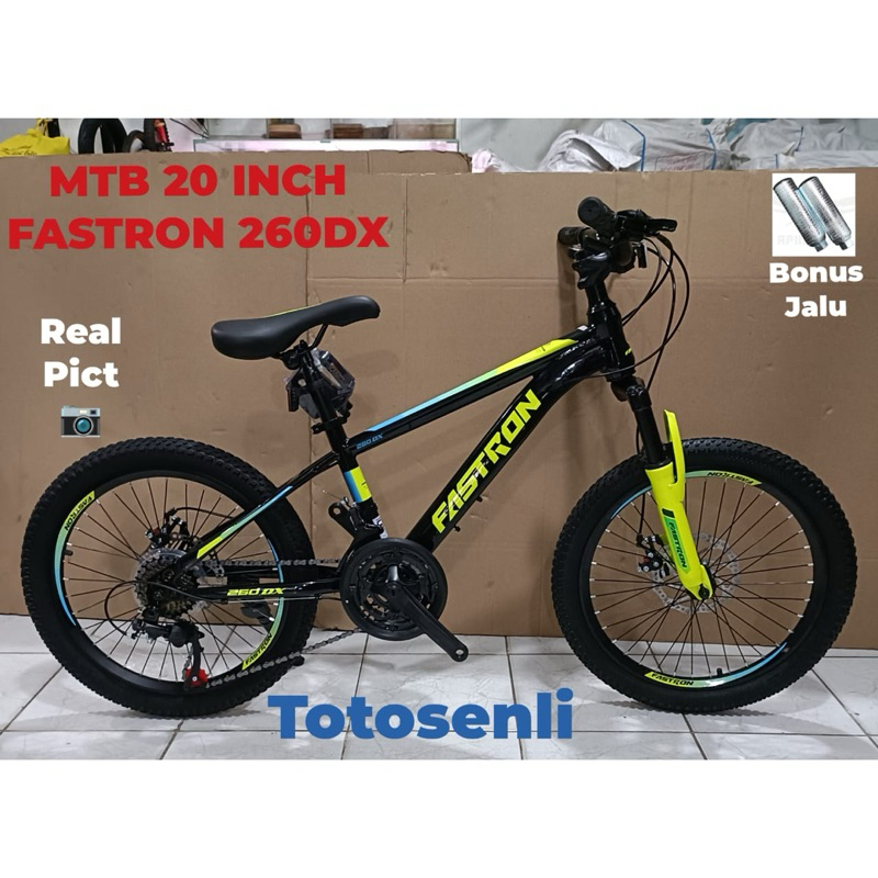 sepeda gunung MTB FASTRON 260DX UKURAN 20 INCH ANAK REMAJA