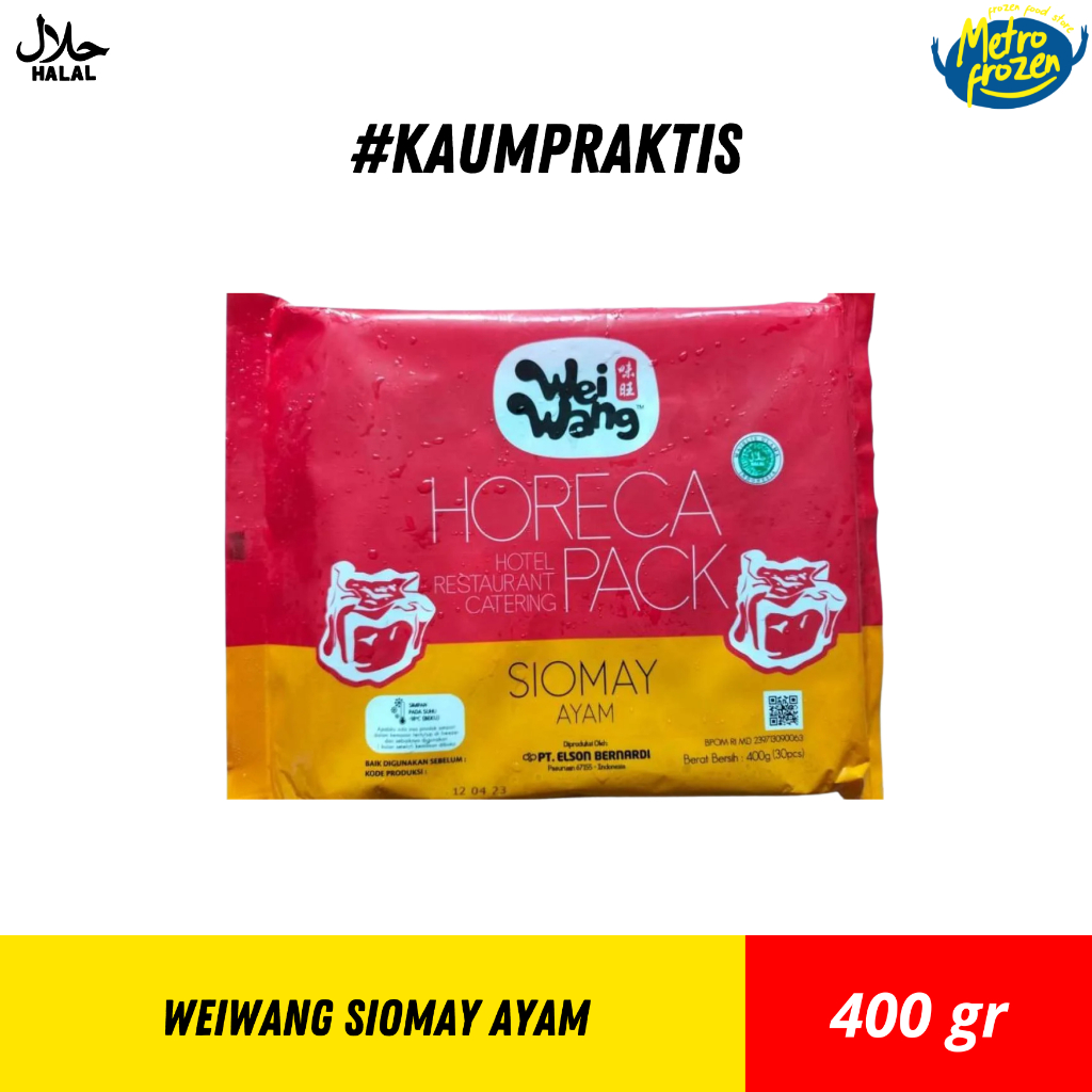 

WeiWang Siomay Ayam 400gr //siomay ayam frozen //siomay instan Banjarmasin