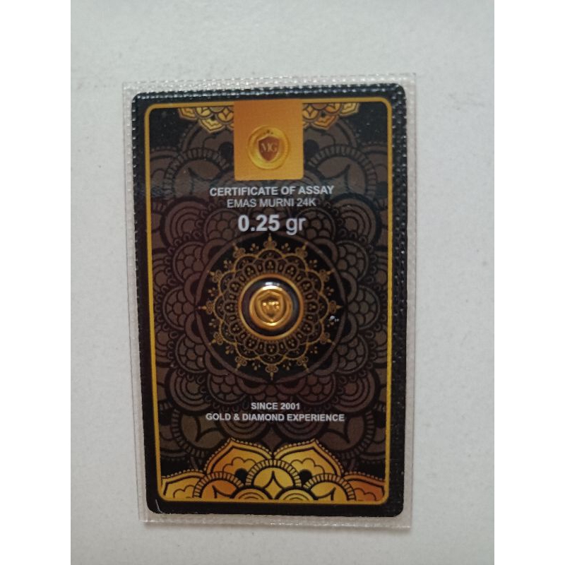 Mini Gold Black Series 0,25 Gram