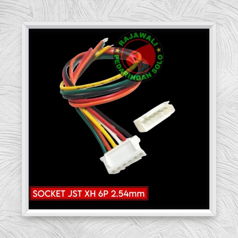 SOKET JST XH 6 PIN 2.54mm SOKET JST XH 6P