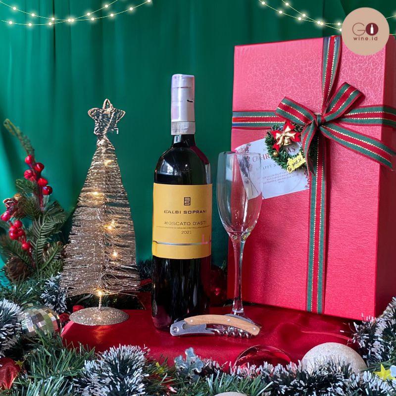 Christmas Package B - Hampers White Wine Moscato - Hampers Natal Balbi Soprani