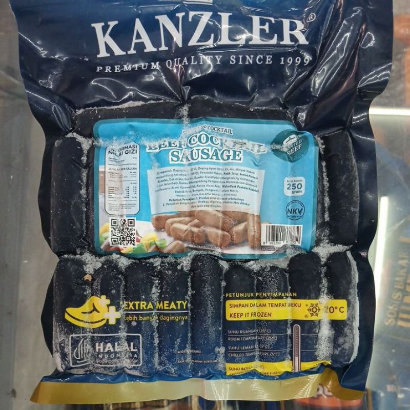 

KANZLER BEEF COCKTAIL SAUSAGE 250 GRAM