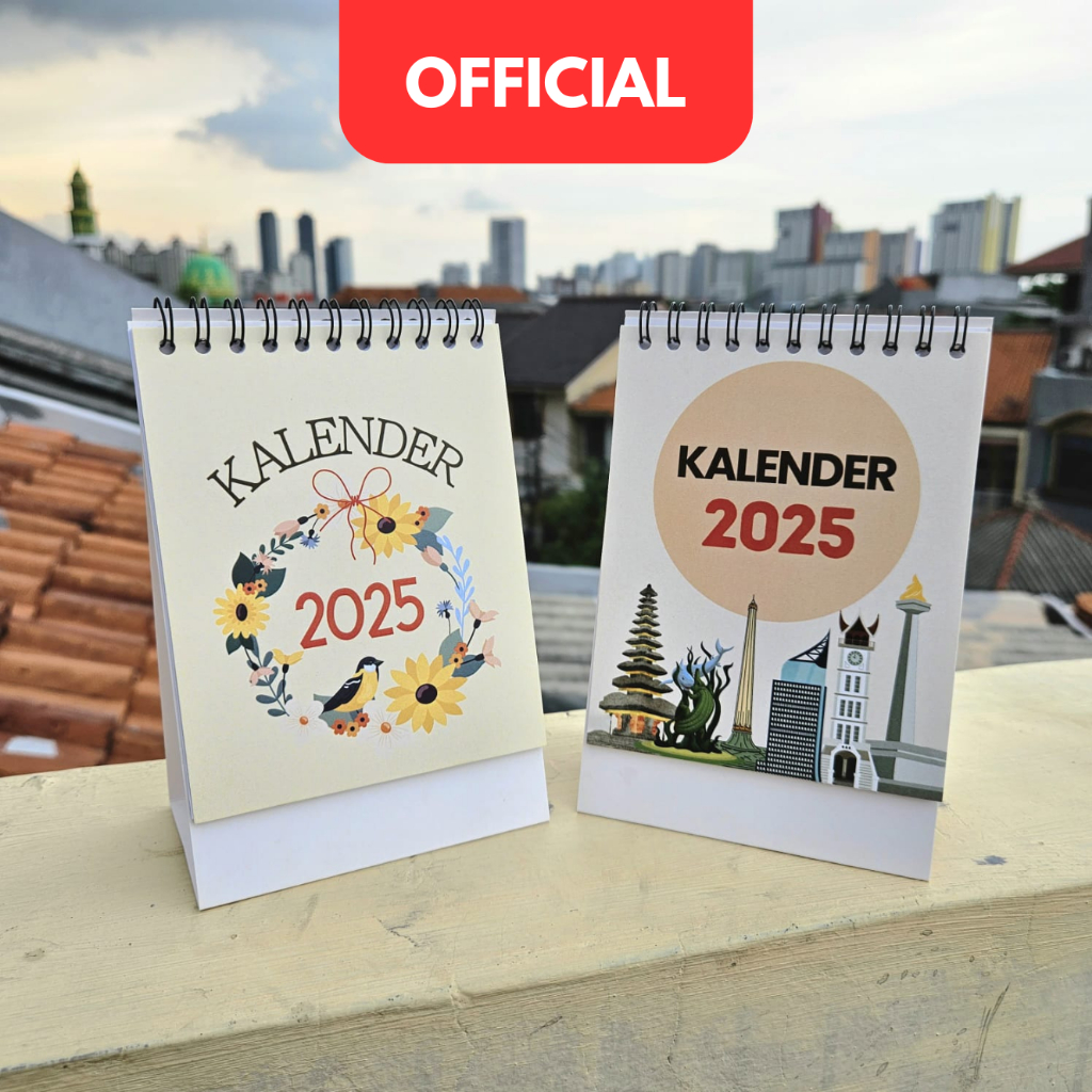 

(HNC) Kalender Meja A6 2025 / Calender 2025 / Kalender Meja 2025 Happy New Year
