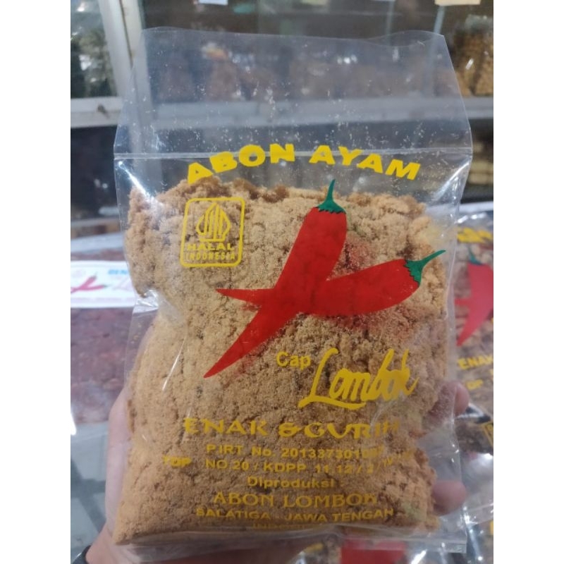 

Abon Ayam Cap Lombok Premium 200 Gram Salatiga Abon Ayam Manis Gurih