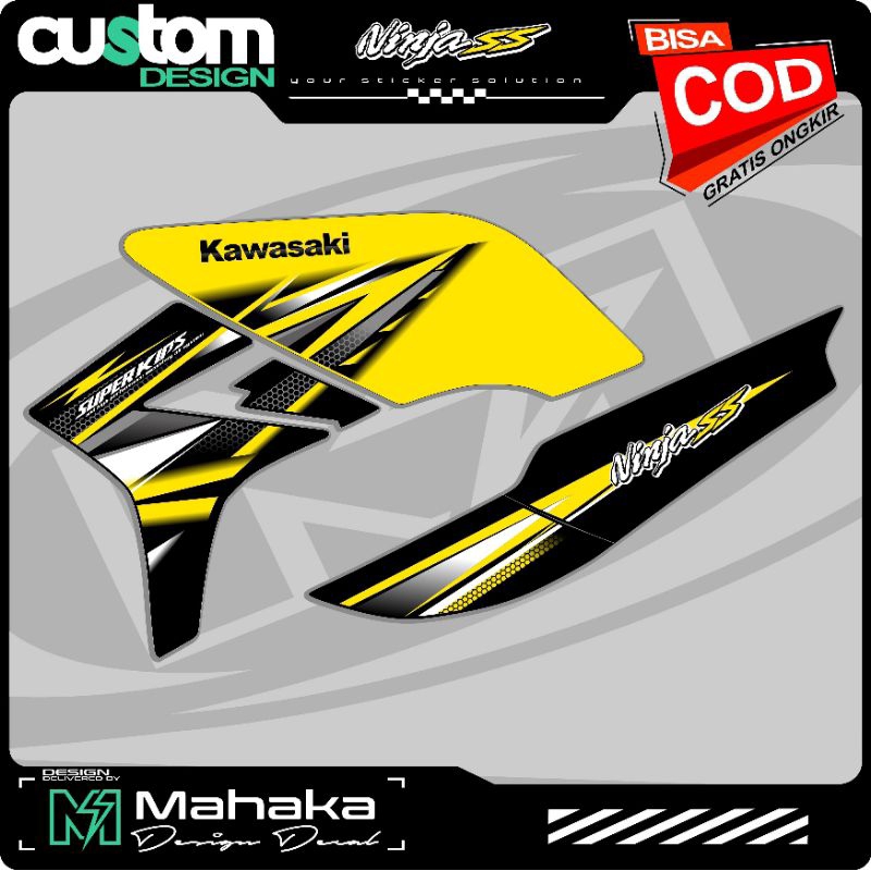 sticker decal striping ninja r 150