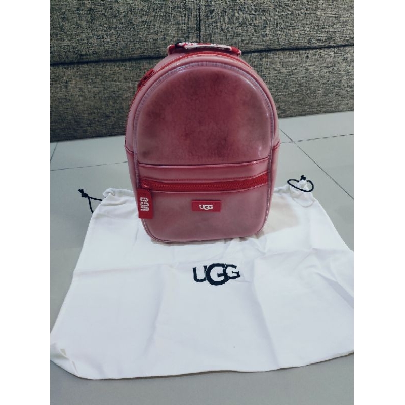 Tas UGG ransel preloved red