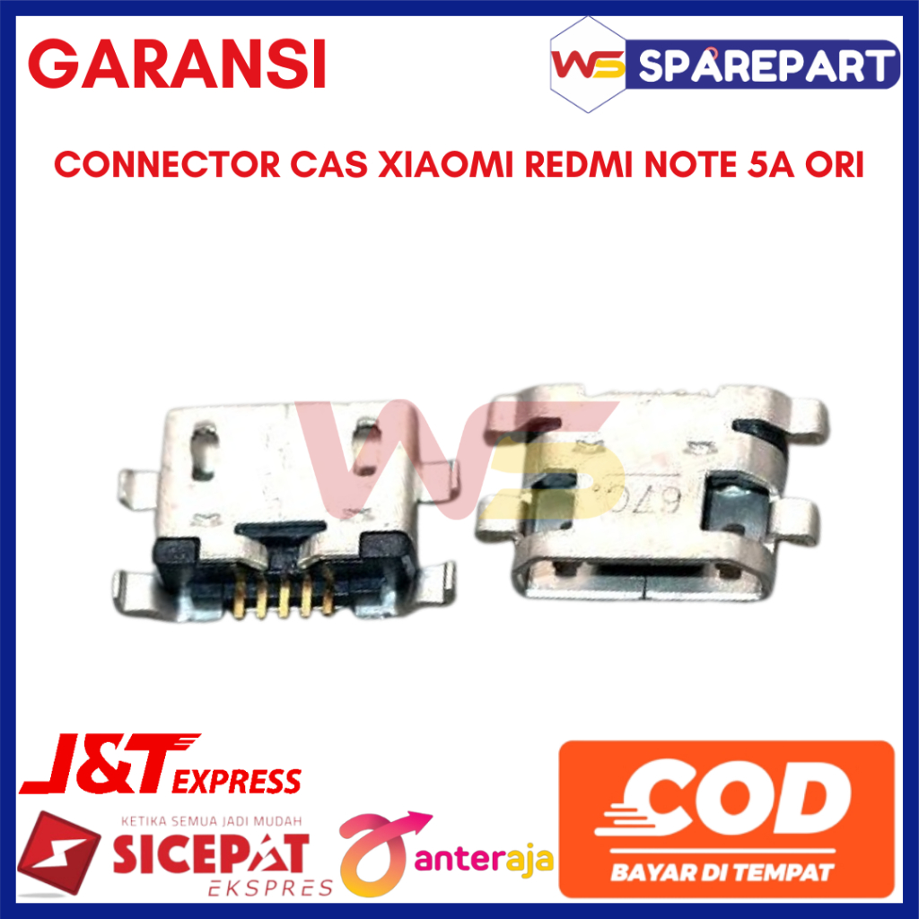 KONEKTOR CAS XIAOMI REDMI NOTE 5A - ORIGINAL FULLSET