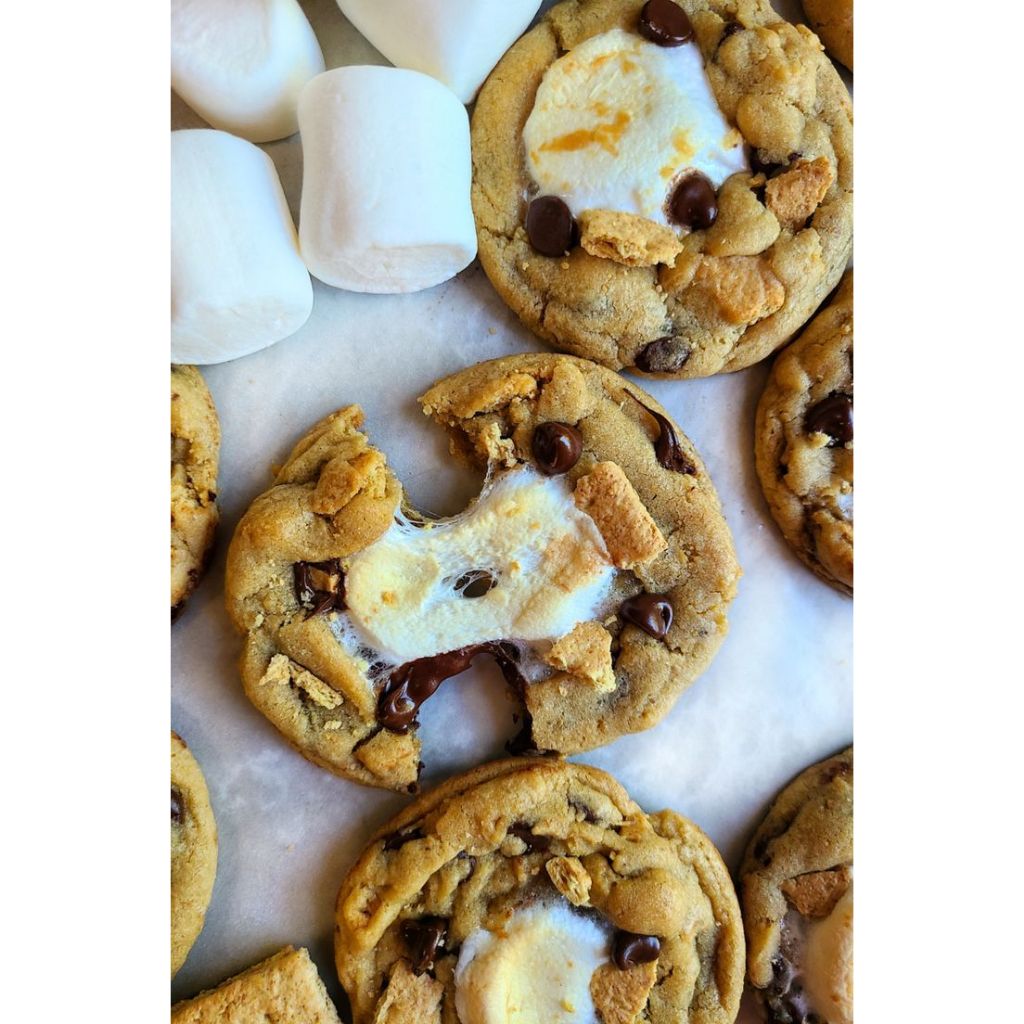 

Soft Cookies Premium smores cookie Kue Viral Best Baked Kekinian By Sugar puff kue soft cookies best